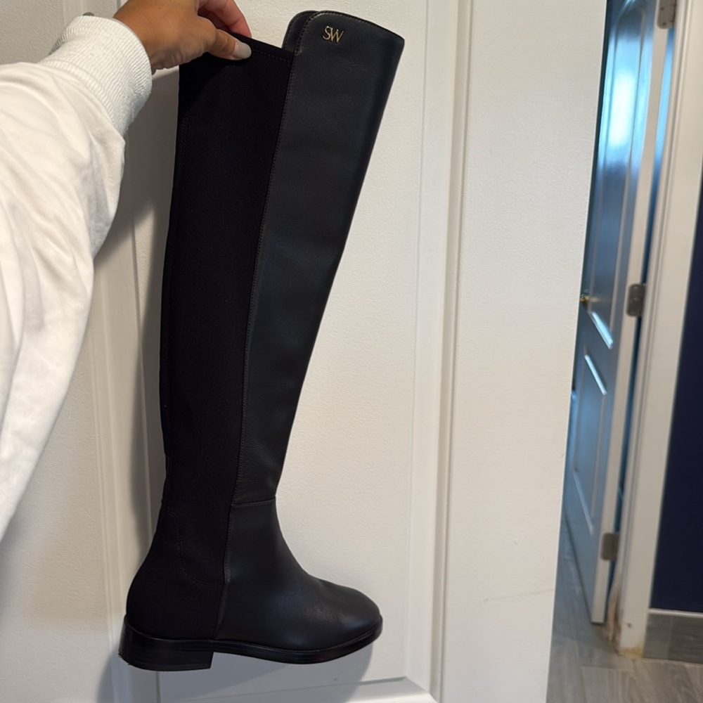 Stuart Weitzman Black Winter & Rain Boots - Picture 2 of 3